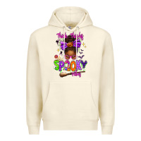 Sandshell Thick Thighs Spooky Vibes Premium Hoodie - texasbilliewilder