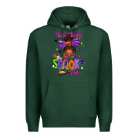 Sports Green Thick Thighs Spooky Vibes Premium Hoodie - texasbilliewilder