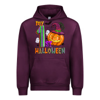Mauve Wine my 1st halloween Urban Hoodie - Zillion Design Studio
