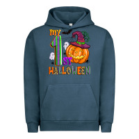 Pigment Midnight Navy my 1st halloween Urban Hoodie - Zillion Design Studio