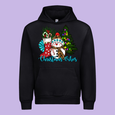 Christmas Vibes Urban Hoodie Designed By Ranaportraitstore