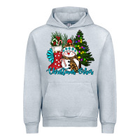 Heather Grey christmas vibes Urban Hoodie - RanaPortraitStore