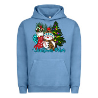 Pigment Pebble Blue christmas vibes Urban Hoodie - RanaPortraitStore