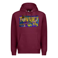 Burgundy Tonight We Fly Premium Hoodie - texasbilliewilder