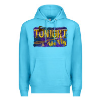 Ocean Blue Tonight We Fly Premium Hoodie - texasbilliewilder