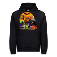 Black halloween monster truck Urban Hoodie - Zillion Design Studio
