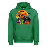 Emerald halloween monster truck Urban Hoodie - Zillion Design Studio