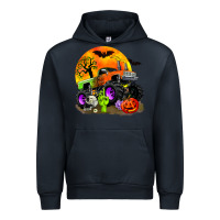 Navy halloween monster truck Urban Hoodie - Zillion Design Studio