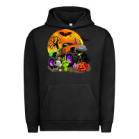 Pigment Black halloween monster truck Urban Hoodie - Zillion Design Studio