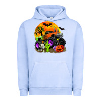 Pigment Grape Ice halloween monster truck Urban Hoodie - Zillion Design Studio