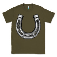 Army Green horseshoe Classic Tee - BarkalooDesign