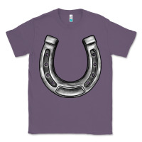 Lavender horseshoe Classic Tee - BarkalooDesign