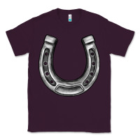 Plum horseshoe Classic Tee - BarkalooDesign