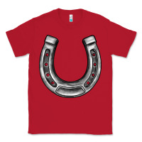 Red horseshoe Classic Tee - BarkalooDesign
