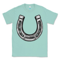 Seafoam horseshoe Classic Tee - BarkalooDesign