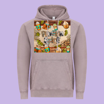 Pumpkin Spice Vintage Hoodie Designed By Adodesignshop