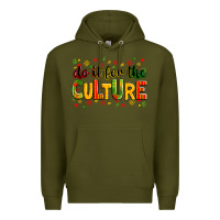 Army Green do it for the culture Premium Hoodie - Zillion Design Studio