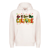 Pale Pink do it for the culture Premium Hoodie - Zillion Design Studio