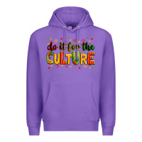 Purple do it for the culture Premium Hoodie - Zillion Design Studio