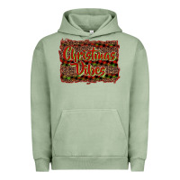 Pigment Oil Green Christmas vibes Urban Hoodie - RanaPortraitStore