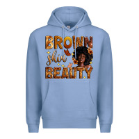 Colony Blue brown skin beauty Premium Hoodie - Zillion Design Studio