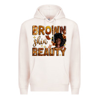 Pale Pink brown skin beauty Premium Hoodie - Zillion Design Studio