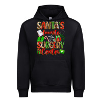Black Santa's Favorite Surgery Center png sublimation de Urban Hoodie - texasbilliewilder