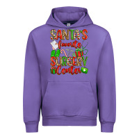 Santa's Favorite Surgery Center Png Sublimation De Urban Hoodie | Teevron