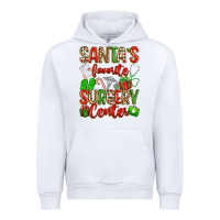 White Santa's Favorite Surgery Center png sublimation de Urban Hoodie - texasbilliewilder