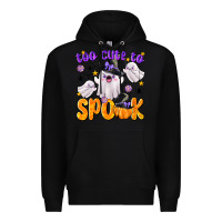 Black Too Cute To Spook Premium Hoodie - texasbilliewilder