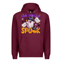 Burgundy Too Cute To Spook Premium Hoodie - texasbilliewilder