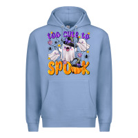 Colony Blue Too Cute To Spook Premium Hoodie - texasbilliewilder