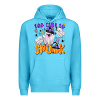 Ocean Blue Too Cute To Spook Premium Hoodie - texasbilliewilder