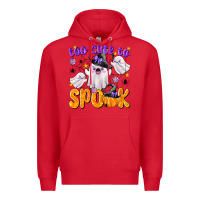 Red Too Cute To Spook Premium Hoodie - texasbilliewilder