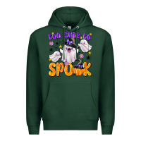 Sports Green Too Cute To Spook Premium Hoodie - texasbilliewilder