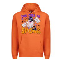 Carrot Too Cute To Spook Premium Hoodie - texasbilliewilder