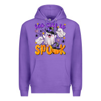 Purple Too Cute To Spook Premium Hoodie - texasbilliewilder
