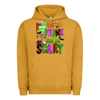 Pigment Peanut Butter eat drink and be scary Urban Hoodie - Zillion Design Studio