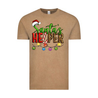 Vintage Coffee santa's helper christmas Vintage Tee - Artiststas