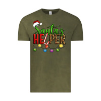 Vintage Olive santa's helper christmas Vintage Tee - Artiststas