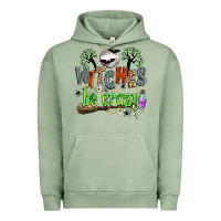 Pigment Oil Green witches be crazy Urban Hoodie - Zillion Design Studio