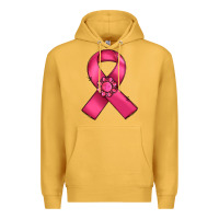 Mustard breast cancer awareness ribbon Premium Hoodie - RanaPortraitStore