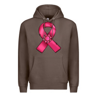 Coffee breast cancer awareness ribbon Premium Hoodie - RanaPortraitStore