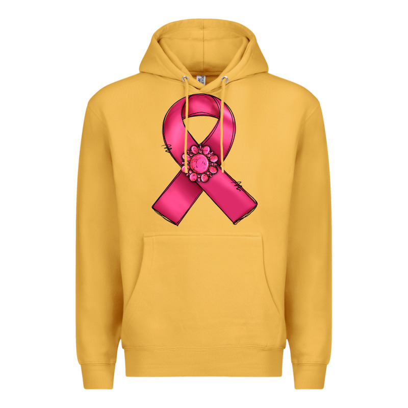 Breast Cancer Awareness Ribbon Premium Hoodie by RanaPortraitStore | Teevron