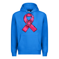 True Royal breast cancer awareness ribbon Premium Hoodie - RanaPortraitStore
