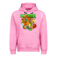 Fuchsia Pink october 31 Urban Hoodie - Zillion Design Studio