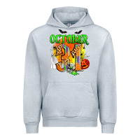Heather Grey october 31 Urban Hoodie - Zillion Design Studio