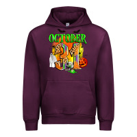 Mauve Wine october 31 Urban Hoodie - Zillion Design Studio
