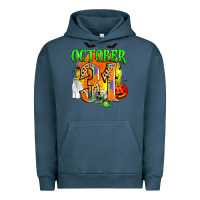 Pigment Midnight Navy october 31 Urban Hoodie - Zillion Design Studio
