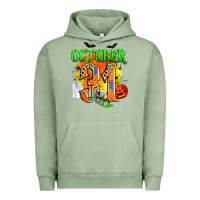 Pigment Oil Green october 31 Urban Hoodie - Zillion Design Studio